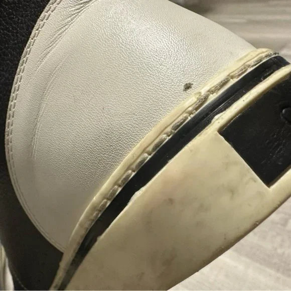 Gucci UK 9.5 US 10 Navy and white Hightop sneakers - Picture 6 of 11